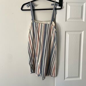 Spirit of Grace Striped Dress with Tie Straps